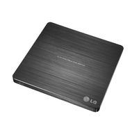 LG GP60NB50 8x Ultra Slim Portable External USB DVD Drive Burner - M Disc Silent Play Jamless Play