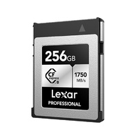 Lexar Professional CFexpress Type B card Silver Series 256GBUp to 1750MB s read, up to 1300MB s write,minimum sustained write speed 480MB s1