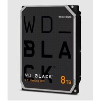 Western Digital WD Black 8TB 3.5 ft HDD SATA 6gb s 7200RPM 256MB Cache CMR Tech for Hi-Res Video Games 5yrs Wty ~WD8002FZBX