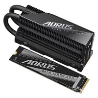 Gigabyte AORUS Gen5 12000 SSD 2TB  PCIe 5.0 x4 NVMe 2.0 Sequential Read Speed : up to 12400 MB s Sequential Write speed up to 11800 MB s