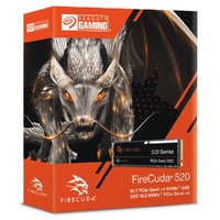 Seagate FireCuda 520 SSD 1 TB ZP1000GV3A012 up to 5,000/4,850 MB/s, plug-and-play SSD, handling upwards of 1,200 TB total bytes
