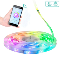 mbeat activiva 2m IP65 Smart RGB & Warm White LED Strip Light, Waterfoof, Smart LED Light, Waterproof, Ideal for Home Customisation
