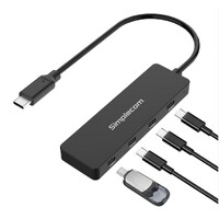 Simplecom CH384 USB-C to 4-Port USB-C Data Hub USB 3.2 Gen 2 10Gbps