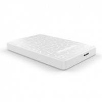 Simplecom SE101 Compact Tool-Free 2.5 inch inch SATA to USB 3.0 HDD SSD Enclosure White