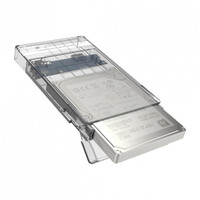 Simplecom SE203 Tool Free 2.5' SATA HDD SSD to USB 3.0 Hard Drive Enclosure - Clear Enclosure
