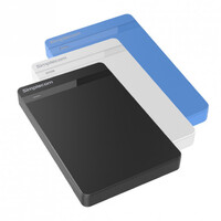Simplecom SE203 Tool Free 2.5' SATA HDD SSD to USB 3.0 Hard Drive Enclosure - White Enclosure