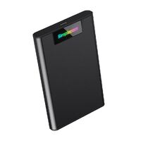 Simplecom SE239 Tool-free 2.5 inch SATA HDD SSD to USB-C Enclosure with RGB Lights USB 3.2 Gen 2