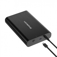 Simplecom SE331 Aluminium 3.5 inch inch SATA to USB-C External Hard Drive Enclosure USB 3.2 Gen1 5Gbps