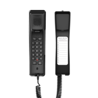 Fanvil H2U Compact IP Phone 2 SIP Lines HD Audio Desk Wall Mount 10 Speed Dial Keys PoE 3 Way Conference 2 Year Warranty - Black