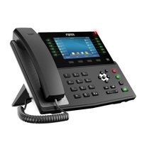 Fanvil X7C Enterprise Color IP Phone 5 inch Hig Res Screen 20 SIP Lines HD Audio Built In Bluetooth Upto 60 DSS Key Entries Dual Gigabit SBC Ready