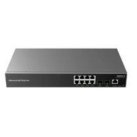 Grandstream IPG-GWN7811 Layer 3 network switch with 8 RJ45 Gigabit Ethernet ports for copper plus two 10 Gigabit SFP ports for fiber