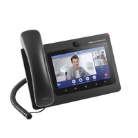 Grandstream GXV3370 16 Line Android IP Phone 16 SIP Accounts 1024 x 600 Colour Touch Screen 1MB Camera Building BluetoothWifi Powerable Via POE