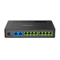 Grandstream HT818 FXS ATA, 8 Port Voip Gateway, Dual GbE Network, Supports 2 SIP profiles and 8 FXS ports, Supports T.38 Fax for reliable Fax-over-IP