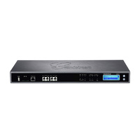 Grandstream UCM6510 IP PBX Enterprise-grade Appliance, 50 SIP Trunk Accounts and 200 Concurrent Calls, 2x RJ11 PSTN Line FXO Ports