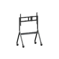 ViewSonic VB-STND-009 Slim Trolley Cart for 55 ft to 105 ft Display, Streamlined, height-adjustable design, 360 degree silent wheels with quick-releas