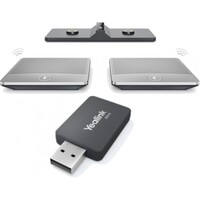 Yealink CPW90 Wireless Expansion Mic Package Suits MVC Systems - Inc the DD10K DECT HD Voice Quality Echo cancellation Full Duplex Technology