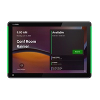 Yealink RoomPanel Plus E2- Black Android 13 OS Touch Screen Scheduler 10.1-inch multifunctional meeting room schedule panel Anit-fingerprint Coating