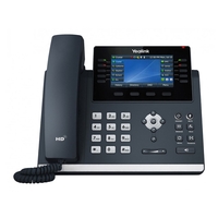 Yealink T46U 16 Line IP phone 4.3 inch 480x272 pixel Colour LCD with backlight Dual USB Ports POE Support Wall Mountable Dual Gigabit(T46S)