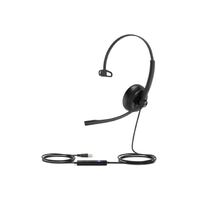 Yealink UH34 Mono Wideband Noise Cancelling Microphone - USB Connection Leather Ear Cushions Designed for Microsoft Teams