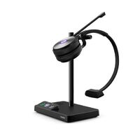 Yealink WH62 Mono UC TEAMS DECT Wirelss Headset, Busylight On Headset, Leather Ear Cushions, Multi-devices connection, Breathable wearing
