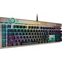 Corsair K100 RGB Optical Switch AXON 44-Zone RGB PBT Double-Shot Keycaps Gold  Mechanical Gaming Keyboard 