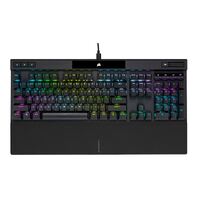 CORSAIR K70 RGB PRO Mechanical Gaming Keyboard, Backlit RGB LED, CHERRY MX Blue, Black, Black PBT Keycaps, Professional Gaming