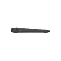 Logitech PEBBLE KEYS 2 K380S Slim minimalist Bluetooth Wireless Keyboard with customizable keys (Graphite)