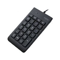 RAPOO K10 Wired Numeric NumberPad Keyboard -  Spill Resistant Design Laser Carved Keycap Spill-Resistant Design