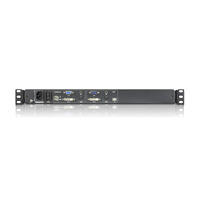 Aten Rackmount Single Rail LCD Console VGAHDMIDVI  VGA w  17.3 inch LCD Display 1x Custom KVM Cable Included 1920x1080 60hz Display LED Illumination