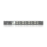 Aten Rackmount KVM Switch Single Rail 8 Port DVI USB w  17.3 inch LCD Display 2x Custom KVM Cables 1920x1200 60hz Display LED Illumination