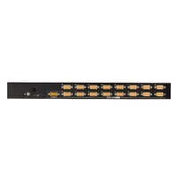 Aten Rackmount KVM Switch 16 Port VGA PS 2-USB KVM Cables NOT Included Selection Via Front  USD Menu Broadcast Mode