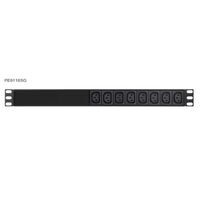 Aten 1U Basic PDU 10x Outlets with Surge Protection,18 x IEC C13, 10A Max, 100-240VAC, 50-60 Hz,  Overcurrent protection, Aluminum material