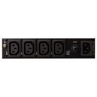 Aten 4 Port 1U 10A Smart PDU with outlet control 4xC13 Outlets 100 - 240 VAC Two-level password security Remote authentication support: RADIUS