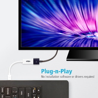 Aten Mini DisplayPort to HDMI Adapter, Supports VGA, SVGA, XGA, SXGA, UXGA and resolutions up to 1920x1200(PC) / 1080p(HDTV)