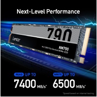 Lexar LNM790X008T-RNNNG Internal SSD 8TB M.2 2280 PCIe Gen 4x4 NVMe SSD up to 7400MB s read, 6500MB s write