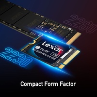 Lexar LNMPLAY001T-RNNNG Internal SSD Play 1TB M.2 2230 PCIe Gen 4x4 NVMe SSD up to 5200MB s read, 4700MB s write