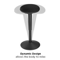 Brateck Ergonomic Height Adjustable Wobble Stool (355x355x550-750mm) Up to 100Kg (LS)