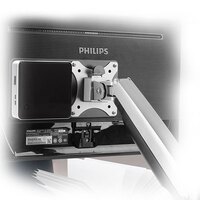 Brateck Vesa Compatible NUC mounting bracket up to 3kg Black colour Steel Material