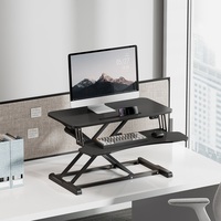 Brateck COST-EFFECTIVE ELECTRIC X-LIFT DESK CONVERTER 615x800x156~480mm up to 20kg