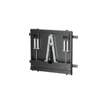 Brateck Manual Height-Adjustable Display Wall Mount for most 65 ft-86 ft TVs Weight Capacity: 35~65kg, VESA Compatible: 200x200 up to 800x600 Black (L