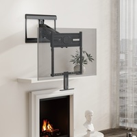 Brateck Fabulous Wall Mounted  Gas Spring Dual Monitor Arm 17 inch-32 inchWeight Capacity (per screen)9kg(Black)