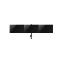 Brateck Triple Screens Economical Double Joint Articulating Steel Monitor Arms, Extended Arms & Free Rotated Double Joint,Fit Most 13'-27' Up to 7kg.