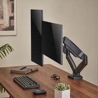 Brateck Economy Dual-Screen Spring-Assited Monitor Arm Fit Most 17'-32' Monitor Up to 9 kg VESA 75x75/100x100