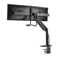 Brateck Dual Monitors Select Gas Spring Aluminum Monitor Arm Fit Most 17-35 Monitors Up to 10kg per screen VESA 75x75 100x100-LDT23