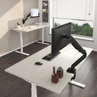 Brateck Cost-Effective Spring-Assisted Monitor Arm Fit Most 17'-32' Monitor Up to 9KG VESA 75x75,100x100(Black)