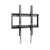 Brateck Fixed TV Wall Mount For 32 ft-70 ft up to 75KG, VESA Compatible: 50x50,75x75,100x100,100x150,100x200,200x200,300x200,200x400 Fine Texture Blac