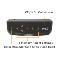 Brateck Triple Motor L-Shape Electric Sit-Stand Desk (Reversed)