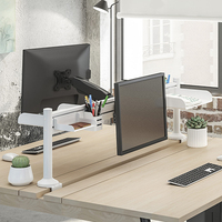 Brateck Slatwall Desk Mounting PoleWork with Slatwall Panel for Creating Desk-Mounted Slat Wall System( Two poles included) 