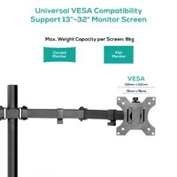 mbeat activiva ErgoLife Dual Monitor Screen Double Joint Monitor Arm
