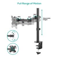 mbeat activiva ErgoLife Single Monitor Screen Double Joint Monitor Arm